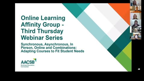 Thumbnail for 2019 02 20 AACSB Online Learning Affinity Group