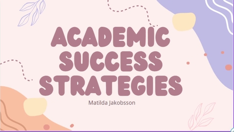 Thumbnail for Academic Success Strategies