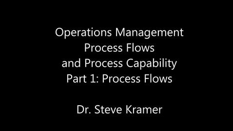 Thumbnail for Process Flows