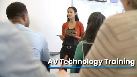 Thumbnail for entry AV Technology Training