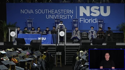 Thumbnail for Aadil H. Vora, D.O. Speech, May 2nd 2023,  Undergraduate Programs in the Halmos College of Arts and Sciences Ceremony