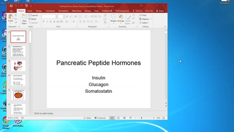 Thumbnail for Pancreatic Peptide Hormones - 2018 Oct 11 01:54:24