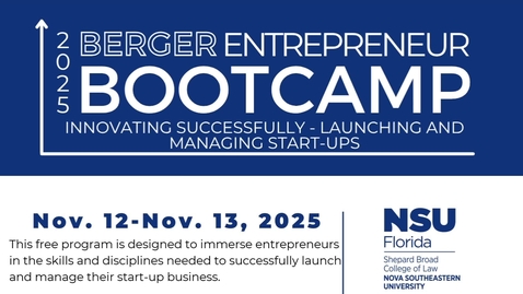 Thumbnail for Berger Bootcamp 11-12-2025