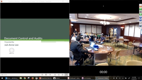 Thumbnail for entry 2019 03 26 ASQ Student Branch: Document control and audits by Juli-Anne Lee