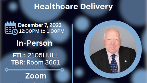 Thumbnail for 2023.12.07 KPCOM Grand Rounds: The State of Healthcare in Florida and the Changing Climate of Healthcare Delivery