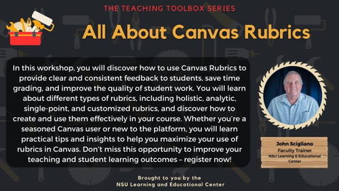 Thumbnail for All About Canvas Rubrics