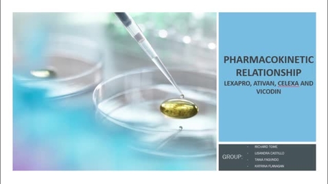 Thumbnail for Group presentation Pharmacokinetics