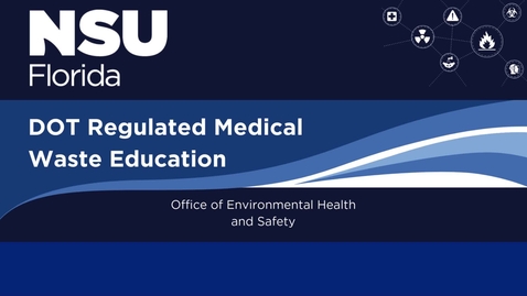 Thumbnail for Regulated Medical Waste Training