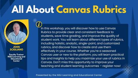 Thumbnail for All About Canvas Rubrics