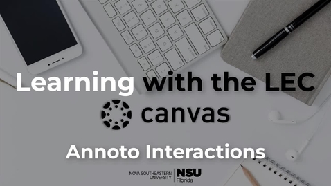 Thumbnail for Learning with the LEC Ep. 19 - Annoto Interactions