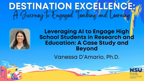 Thumbnail for entry 12a - Leveraging AI to Engage High School Students in Research and Education: A Case Study and Beyond