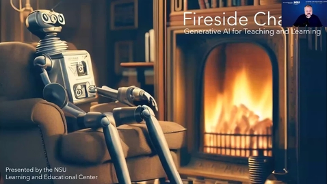Thumbnail for entry LEC's Virtual Friday Fireside Chats: Generative AI for Teaching &amp; Learning-Session 3