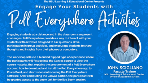 Thumbnail for Getting Started with Poll Everywhere