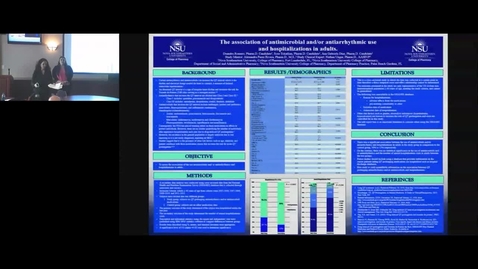 Thumbnail for entry Association of anti-microbial and/or anti-arrhythmic use and hospitalization in adults April 2016