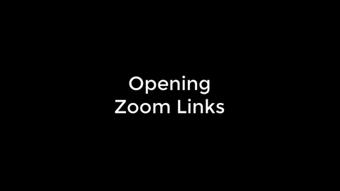 Thumbnail for entry Opening Zoom