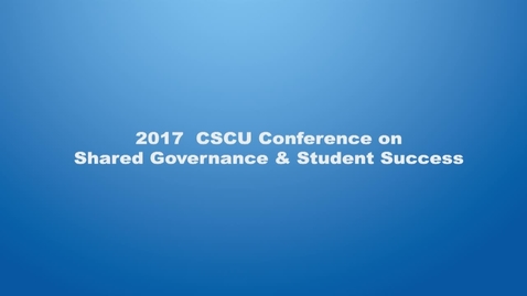 Thumbnail for entry CSCU Conference on Shared Governance: Keynote: Sara Goldrick Rab