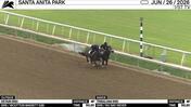 Detain (Outside) and Tribalism Worked 4 Furlongs in 50.20 at Santa Anita Park on June 26th, 2026