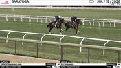 Deficit Spending (Outside) and Baliage Worked 4 Furlongs in 50.23 at Saratoga on July 19th, 2026