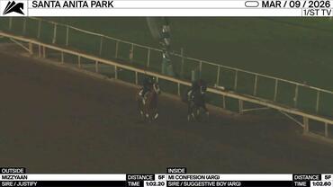 Mizzyaan (Outside) and Mi Confesion Worked 5 Furlongs at Santa Anita Park on March 9th, 2026