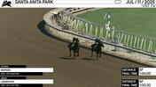 Barnes (Outside) and Lannister Worked 5 Furlongs at Santa Anita Park on July 11th, 2025