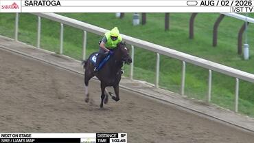 Next On Stage Worked 5 Furlongs in 1:02.45 at Saratoga on August 2nd, 2026