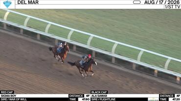 Sigma Boy (Red Cap) and Ala Sawab Worked 4 Furlongs at Del Mar on August 17th, 2026