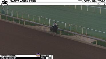 Super Corredora Worked 4 Furlongs in 48.00 at Santa Anita Park on October 9th, 2026