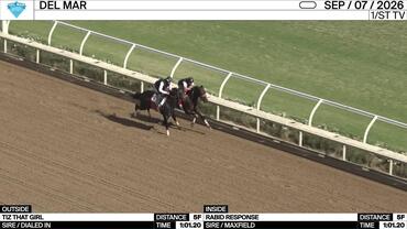 Tiz That Girl (Outside) and Rabid Response Worked 5 Furlongs in 1:01.20 at Del Mar on September 7th, 2026