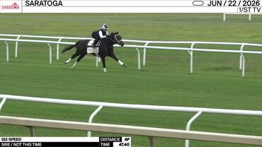 Six Speed Worked 4 Furlongs in 47.40 at Saratoga on June 22nd, 2026