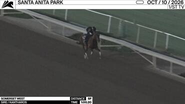Somerset West Worked 5 Furlongs in 1:00.20 at Santa Anita Park on October 10th, 2026