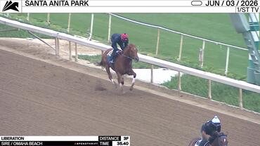 Liberation Worked 3 Furlongs in 35.40 at Santa Anita Park on June 3rd, 2026