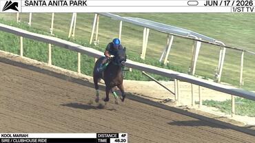 Kool Mariah Worked 4 Furlongs in 48.20 at Santa Anita Park on June 17th, 2026