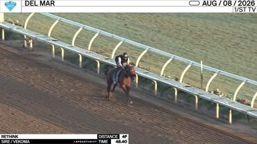 Rethink Worked 4 Furlongs in 48.40 at Del Mar on August 8th, 2026