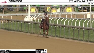 Flying Hawley Worked 4 Furlongs in 48.20 at Saratoga on August 24th, 2026