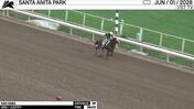 San Saba Worked 5 Furlongs in 59.00 at Santa Anita Park on June 1st, 2026