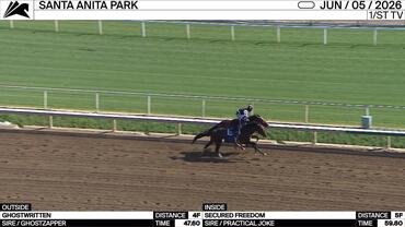 Ghostwritten (Outside) and Secured Freedom Worked at Santa Anita Park on June 5th, 2026
