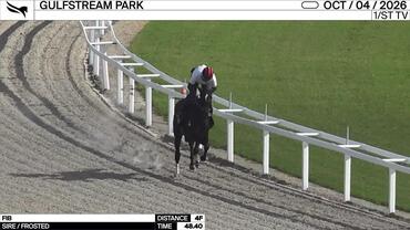 Fib Worked 4 Furlongs in 48.40 at Gulfstream Park on October 4th, 2026