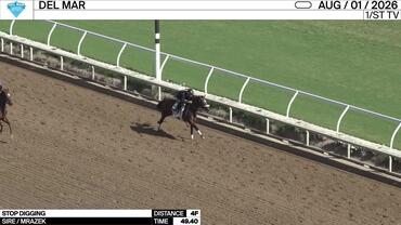 Stop Digging Worked 4 Furlongs in 49.40 at Del Mar on August 1st, 2026