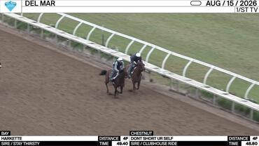 Harkette (Bay) and Dont Short Ur Self Worked 4 Furlongs at Del Mar on August 15th, 2026