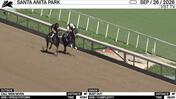 Call Sign Seven (Outside) and Bust Out Worked 4 Furlongs at Santa Anita Park on September 26th, 2026