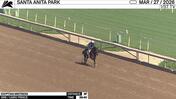 Egyptian Mistress Worked 3 Furlongs in 39.40 at Santa Anita Park on March 27th, 2026