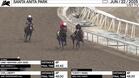 An Unnamed Horse out of the Dam Mayfair Lady (Outside), Civil Liberty (Middle) and Thirsty Rebel Worked 4 Furlongs at Santa Anita Park on June 22nd, 2025