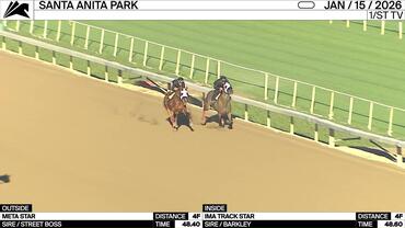 Meta Star (Outside) and Ima Track Star Worked 4 Furlongs at Santa Anita Park on January 15th, 2026