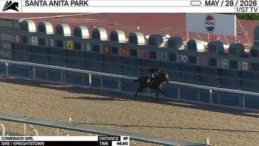Comeback Girl Worked 4 Furlongs in 46.60 at Santa Anita Park on May 28th, 2026