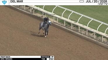 Fight Back Worked 4 Furlongs in 47.80 at Del Mar on July 20th, 2026