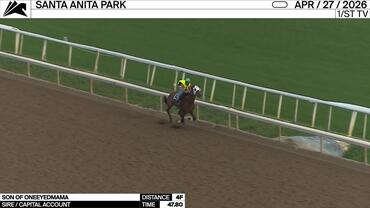 Son of Oneeyedmama Worked 4 Furlongs in 47.80 at Santa Anita Park on April 27th, 2026
