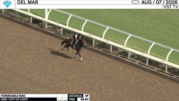 Formidable Man Worked 4 Furlongs in 48.20 at Del Mar on August 7th, 2026