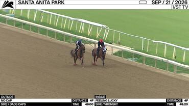 No Cap (Outside) and Feeling Lucky Worked 4 Furlongs at Santa Anita Park on September 21st, 2026