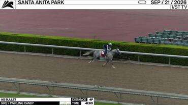 Ag Bullet Worked 4 Furlongs in 47.80 at Santa Anita Park on September 21st, 2026