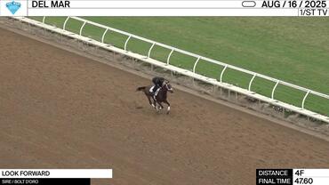 Look Forward Worked 4 Furlongs in 47.60 at Del Mar on August 16th, 2025Michael McCarthy_DMR_250816